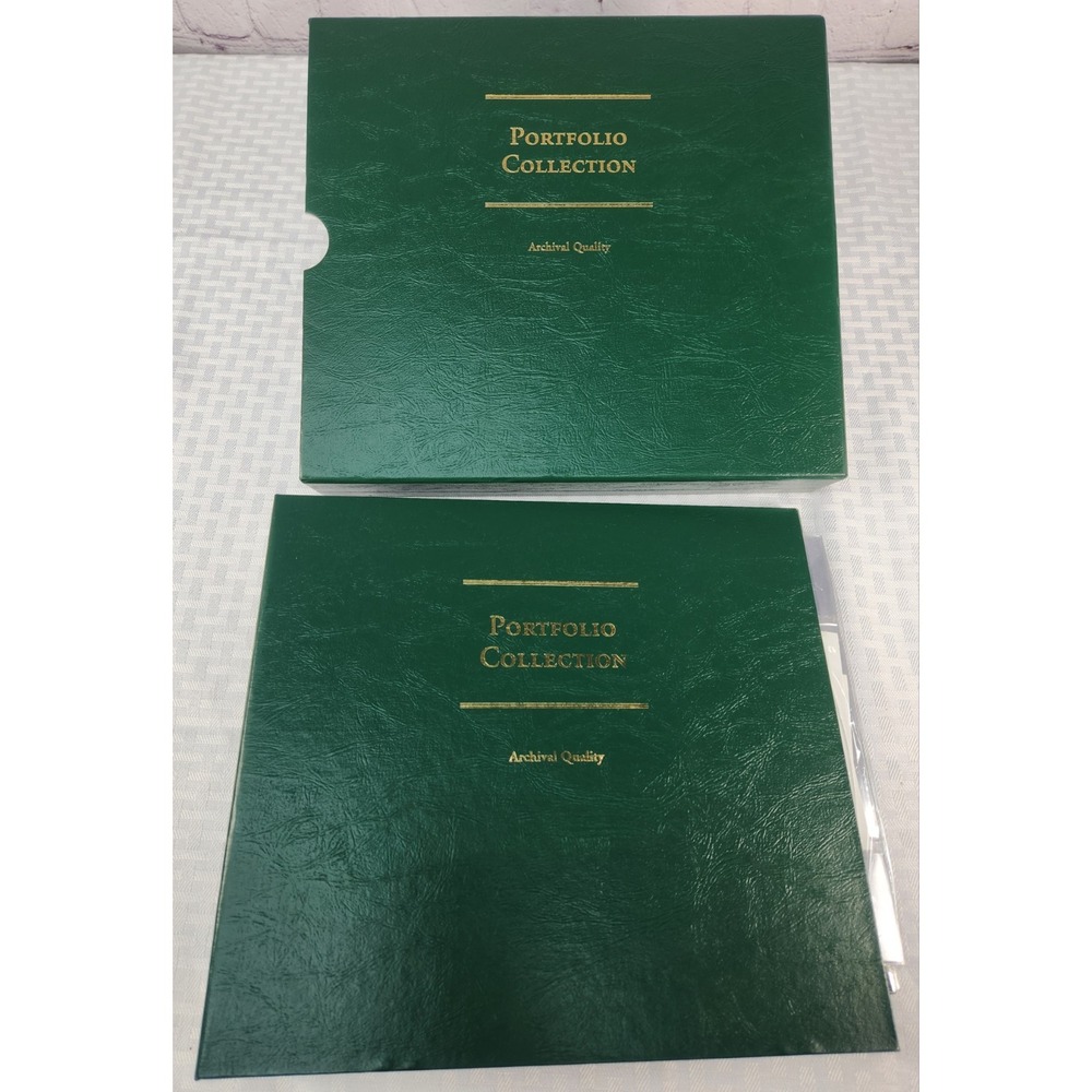 Littleton Portfolio Collection Album/Currency Folder,  Slipcase & Pages 160pcs+